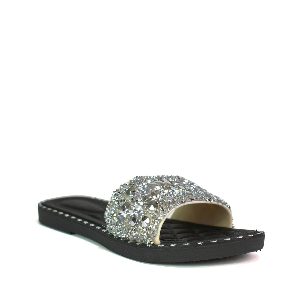 Women’s Slides & Flip-flops LSL-8316 in Silver
