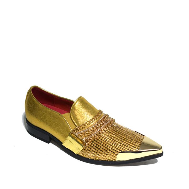 Men’s Loafers MSH-9202 in Gold