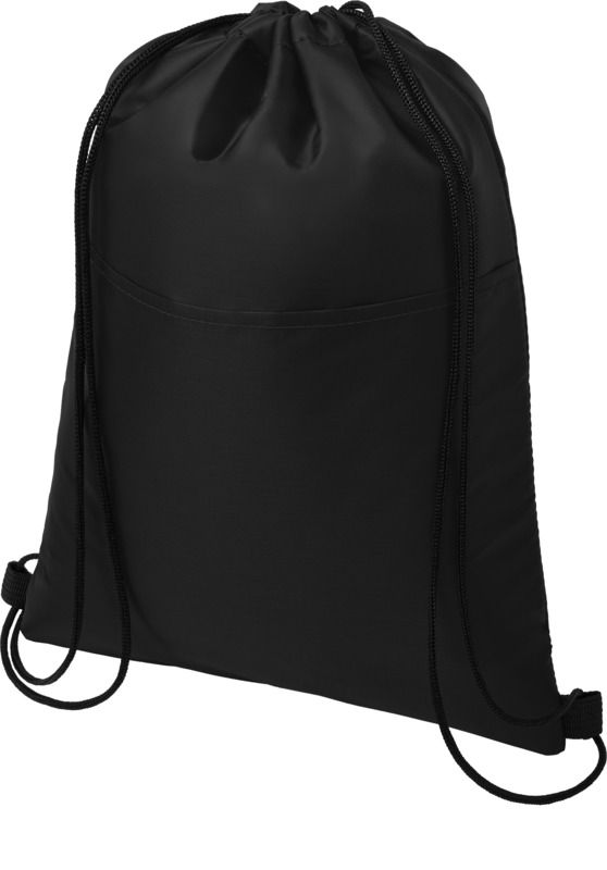 Oriole 12-can drawstring cooler bag 5L in Black