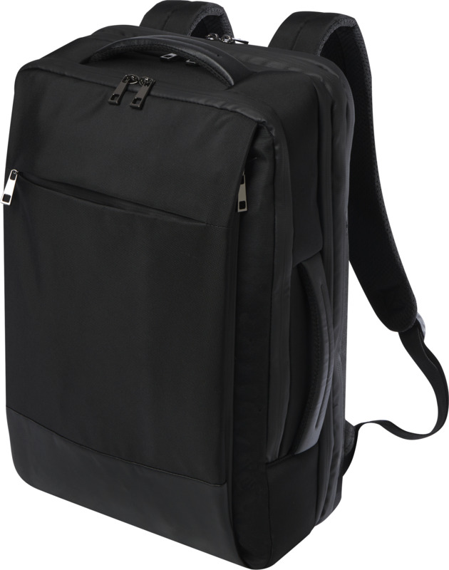 Expedition Pro 17" GRS recycled expandable laptop backpack 35L in Black